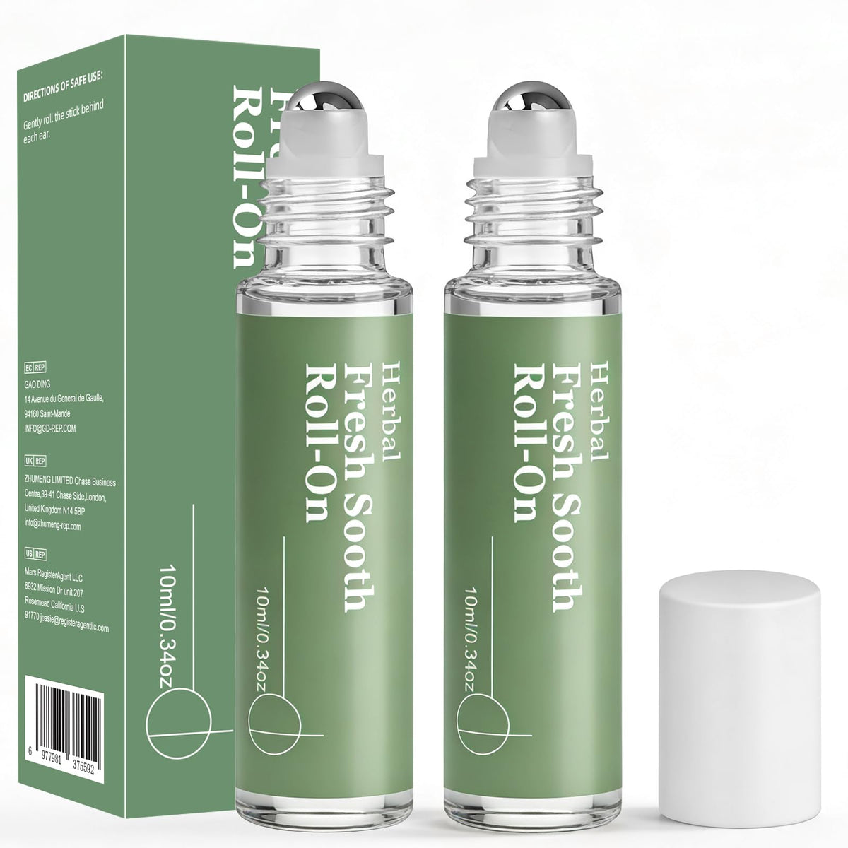 Vathery Vertigo Ease Roll-On two-pack bottles ready for on-the-go relief