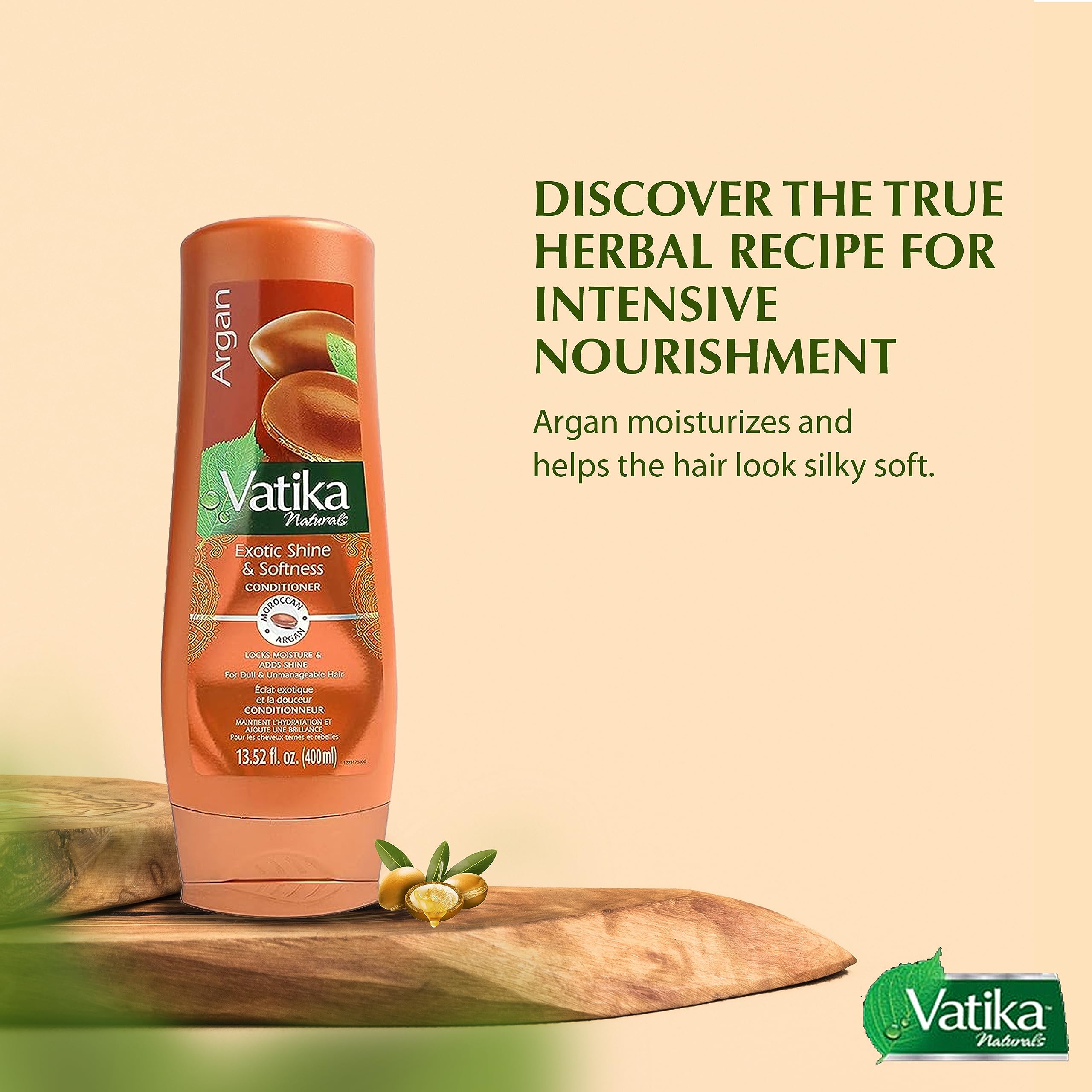 Vatika Naturals Moisturizing Conditioner application demonstrates easy, daily use for smoother hair.