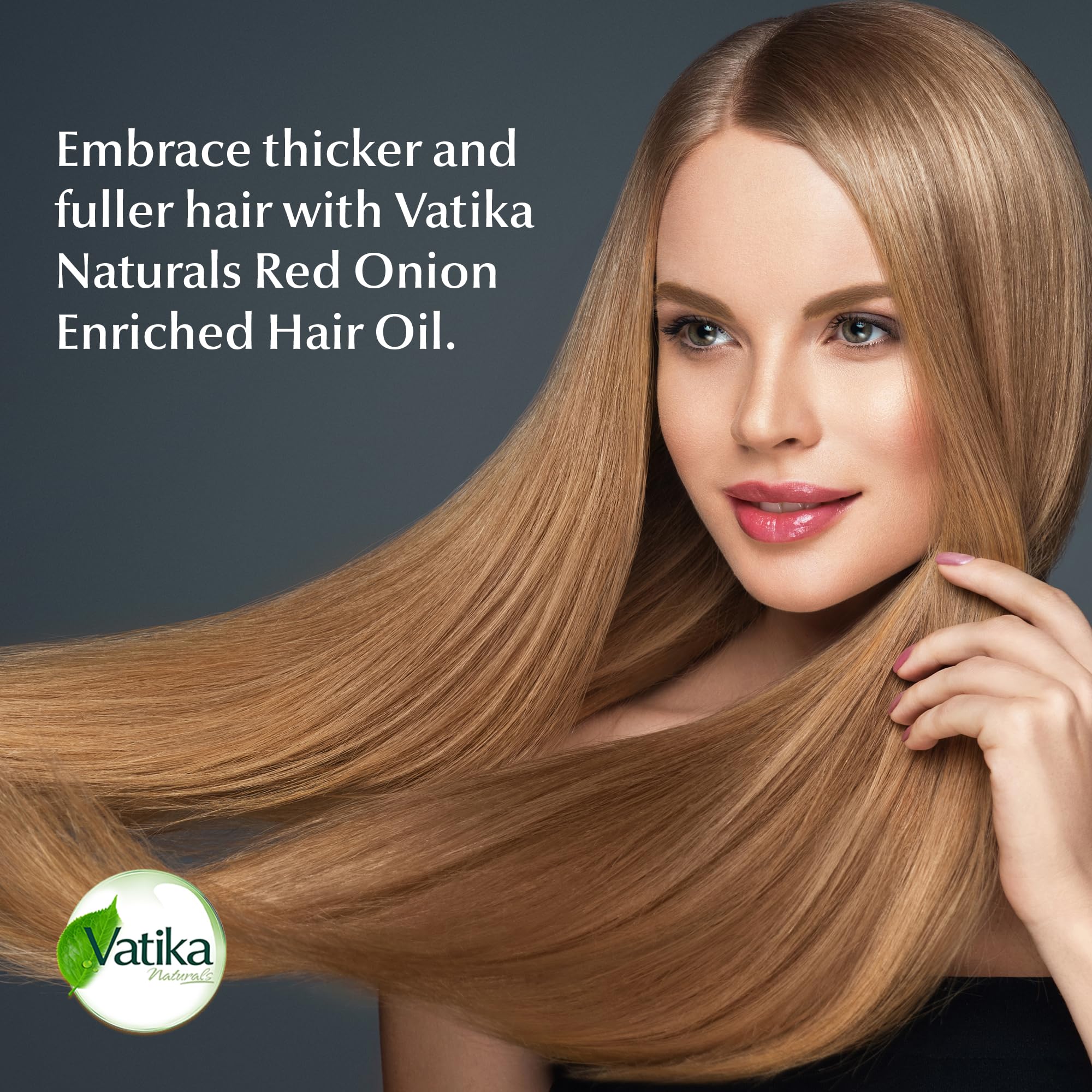 Vatika Naturals Multivitamin Hair Oil after use reveals shinier, healthier-looking hair.