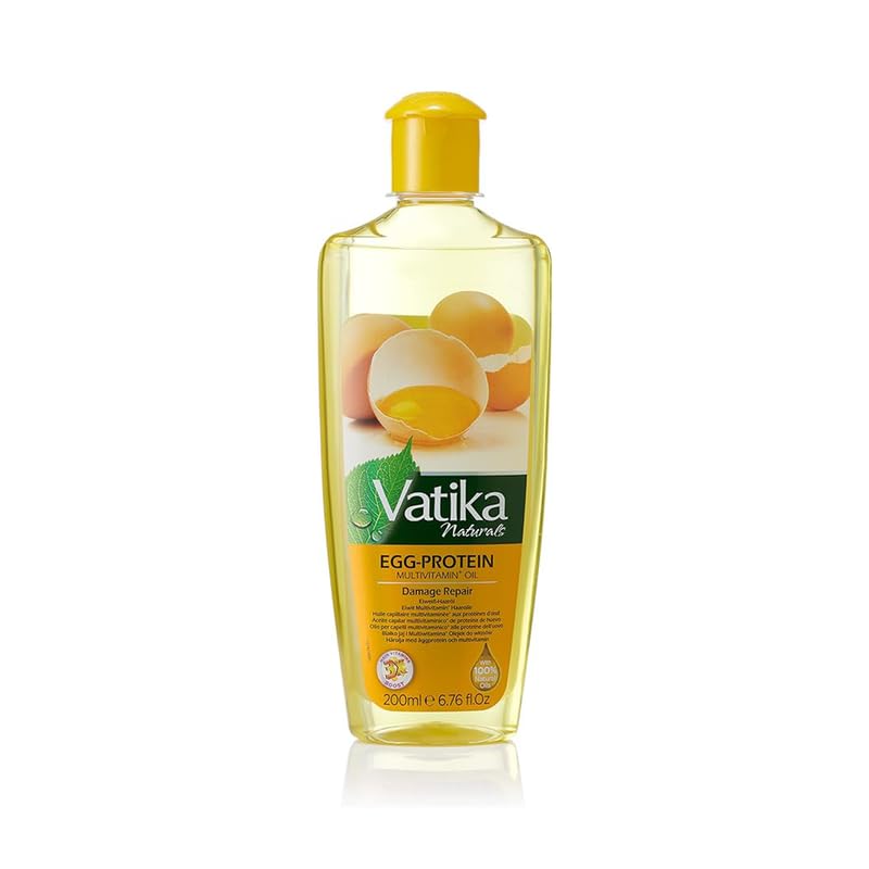 Vatika Naturals Multivitamin Hair Oil bottle delivers nutrient-rich nourishment for vibrant hair.