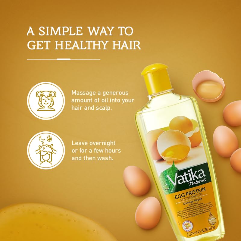 Vatika Naturals Natural Fusion ingredient closeup signals pure, additive-free hair care.