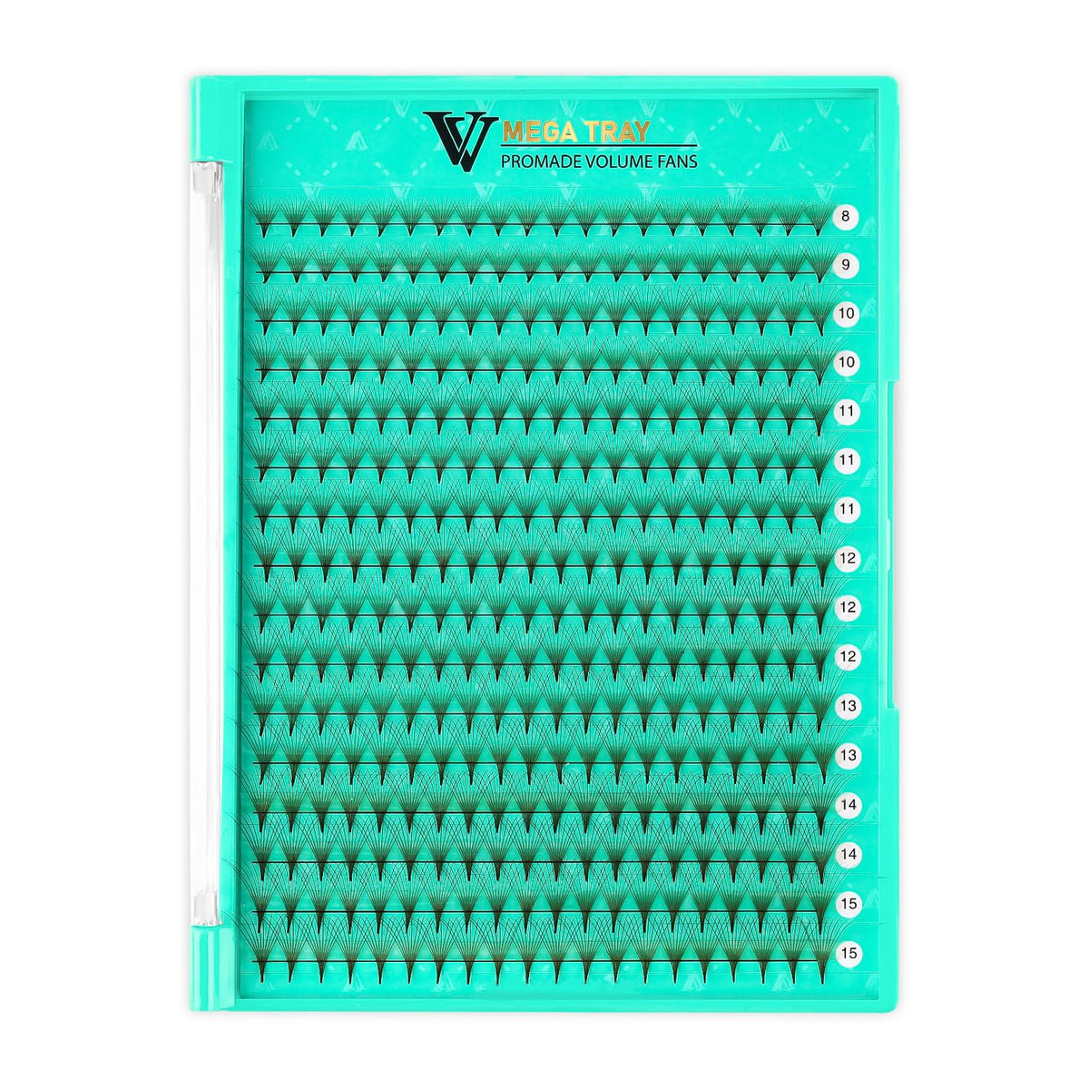 VAVALASH 320 brown premade lashes with 10D curl for natural volume