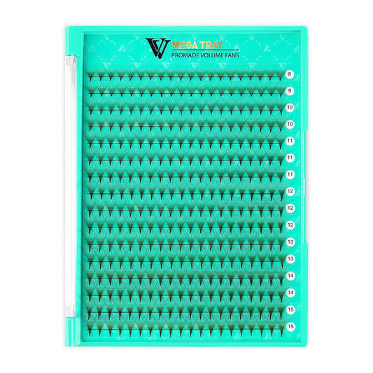 VAVALASH 320 brown premade lashes with 10D curl for natural volume