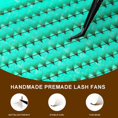 VAVALASH 320 brown fans with middle stem and pointed base for stable placement