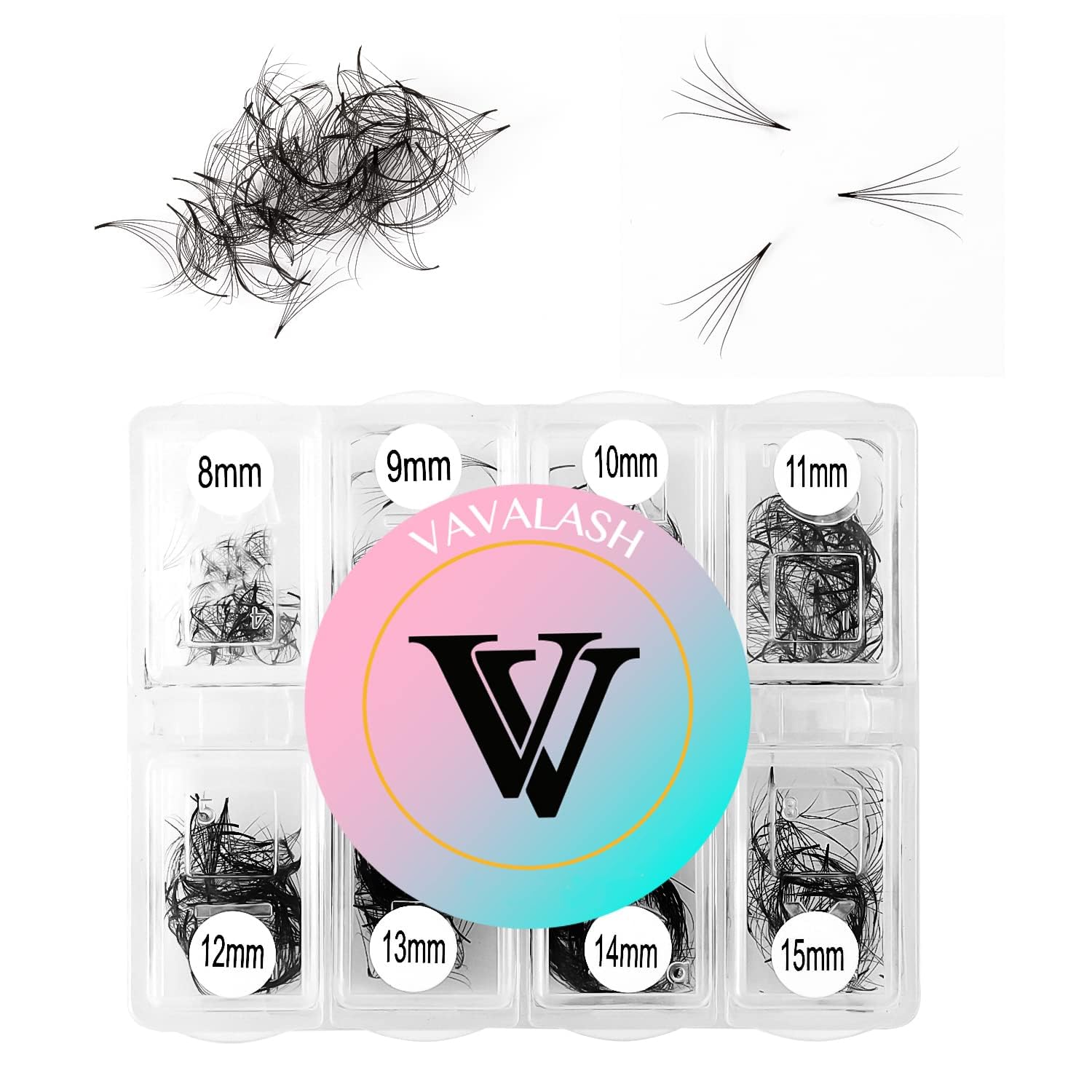 VAVALASH 600 fans premade loose fans box for efficient lash work
