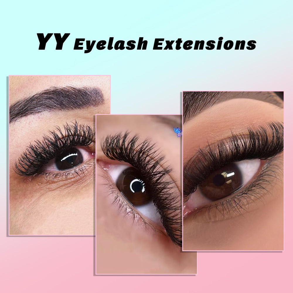 VAVALASH 6D W fans on tray, long stem for stronger lash retention