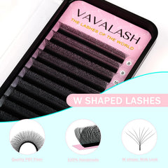 VAVALASH 8D W-fans enable easy application for beginners and pros.