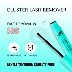 VAVALASH lash remover dissolves adhesive and oils quickly with minimal residue.