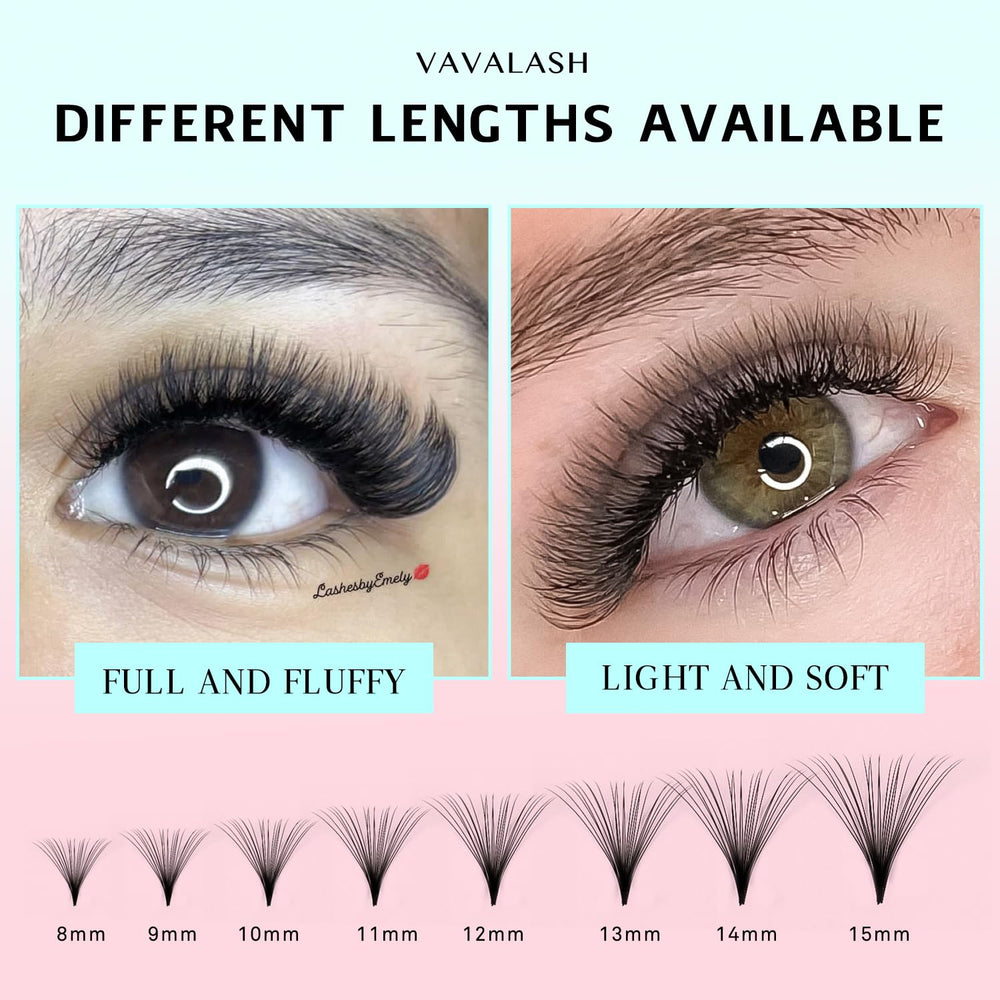 VAVALASH stable curl close-up demonstrates lasting lash extension potential