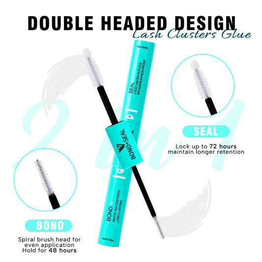 VAVALASH spiral brush application captures effortless bonding and sealing in a single sweep.