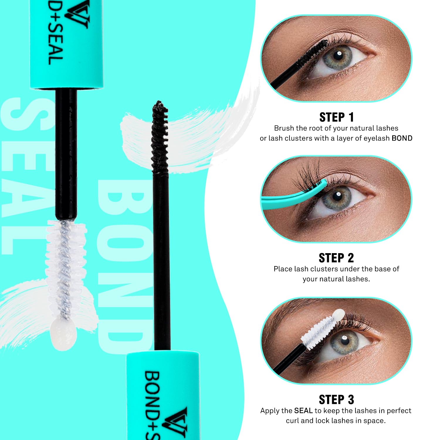 VAVALASH waterproof hold helps lashes stay in place throughout the day