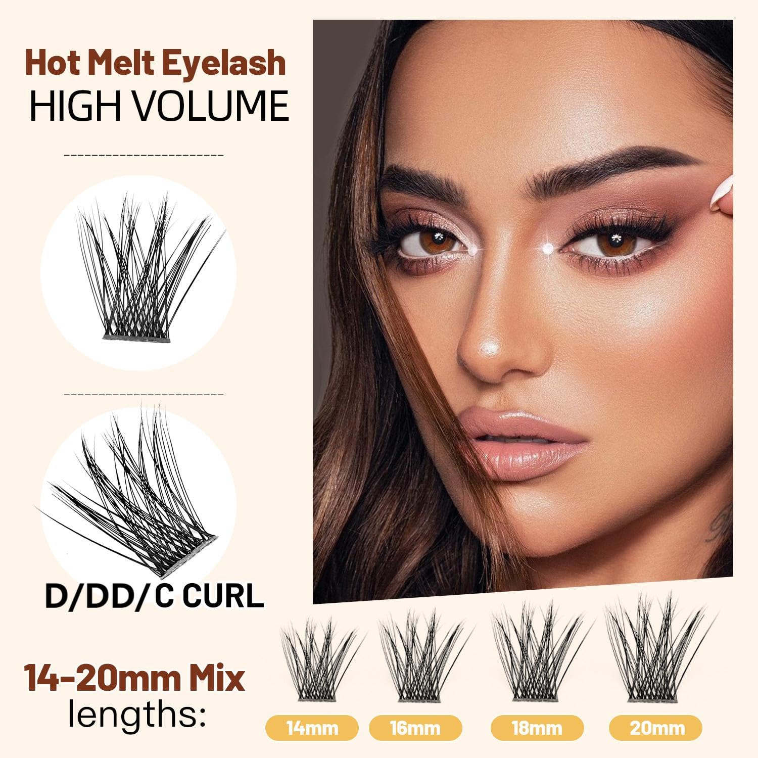 Vayator eyelash adhesive 5ml for secure bonding