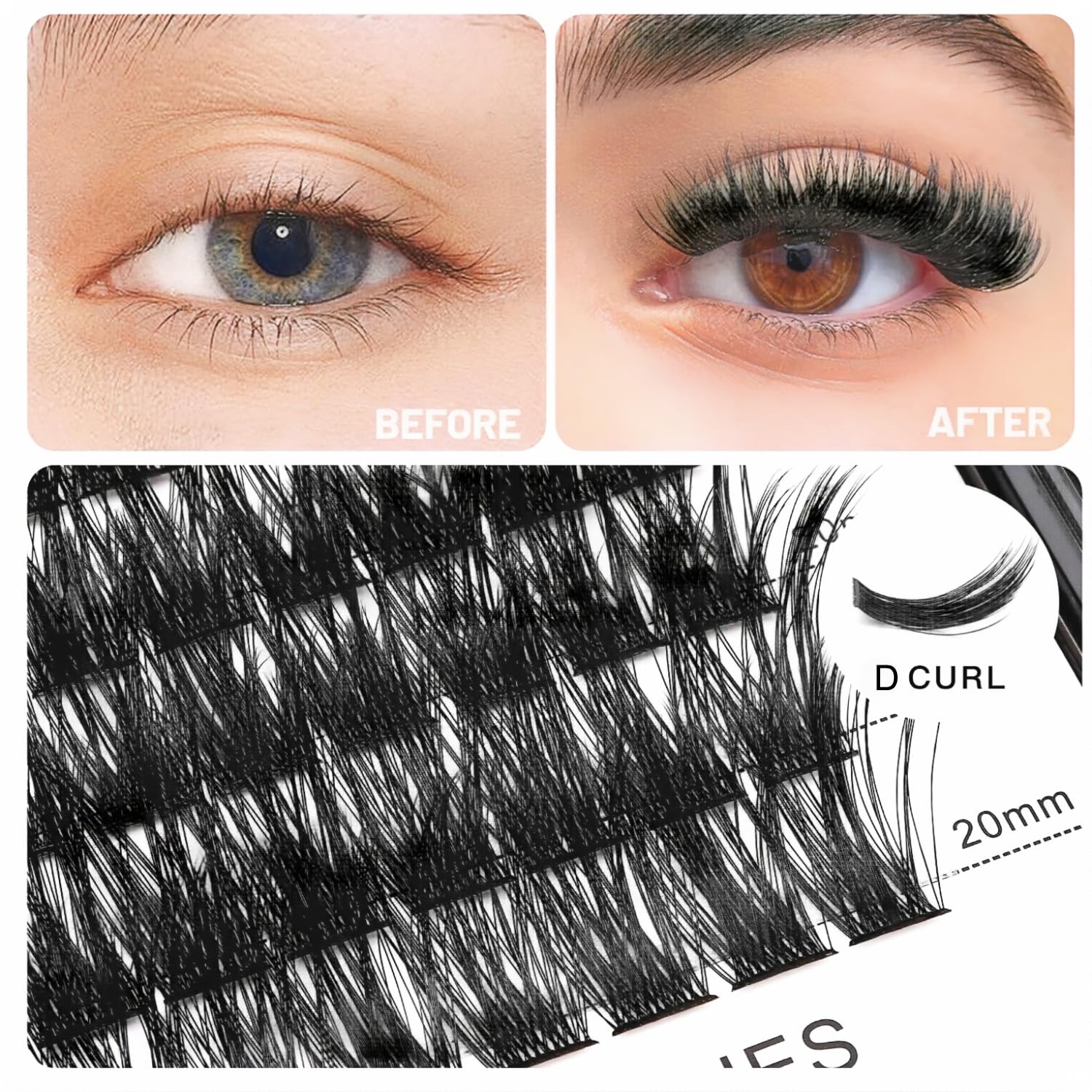 Vayator 5ml eyelash adhesive—strong hold and waterproof for all-day wear