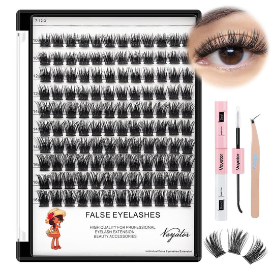 Vayator lashes mixed kit 8-20mm D curl for customizable styles