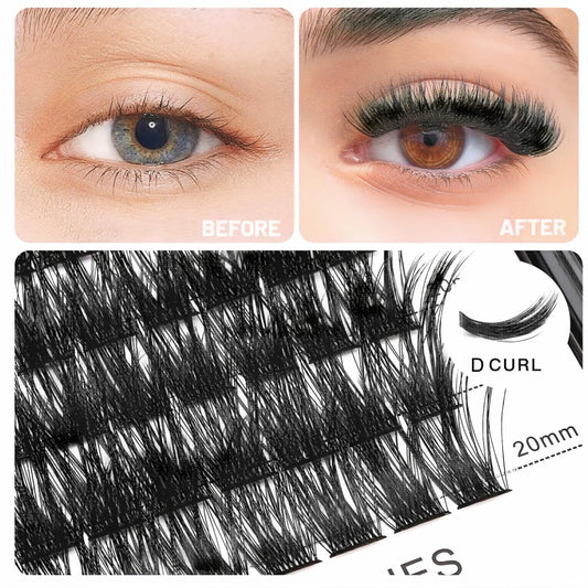 Vayator lashes mixed kit 8-20mm DD curl for dramatic lift