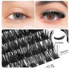 Vayator lashes mixed kit 8-20mm DD curl for dramatic lift