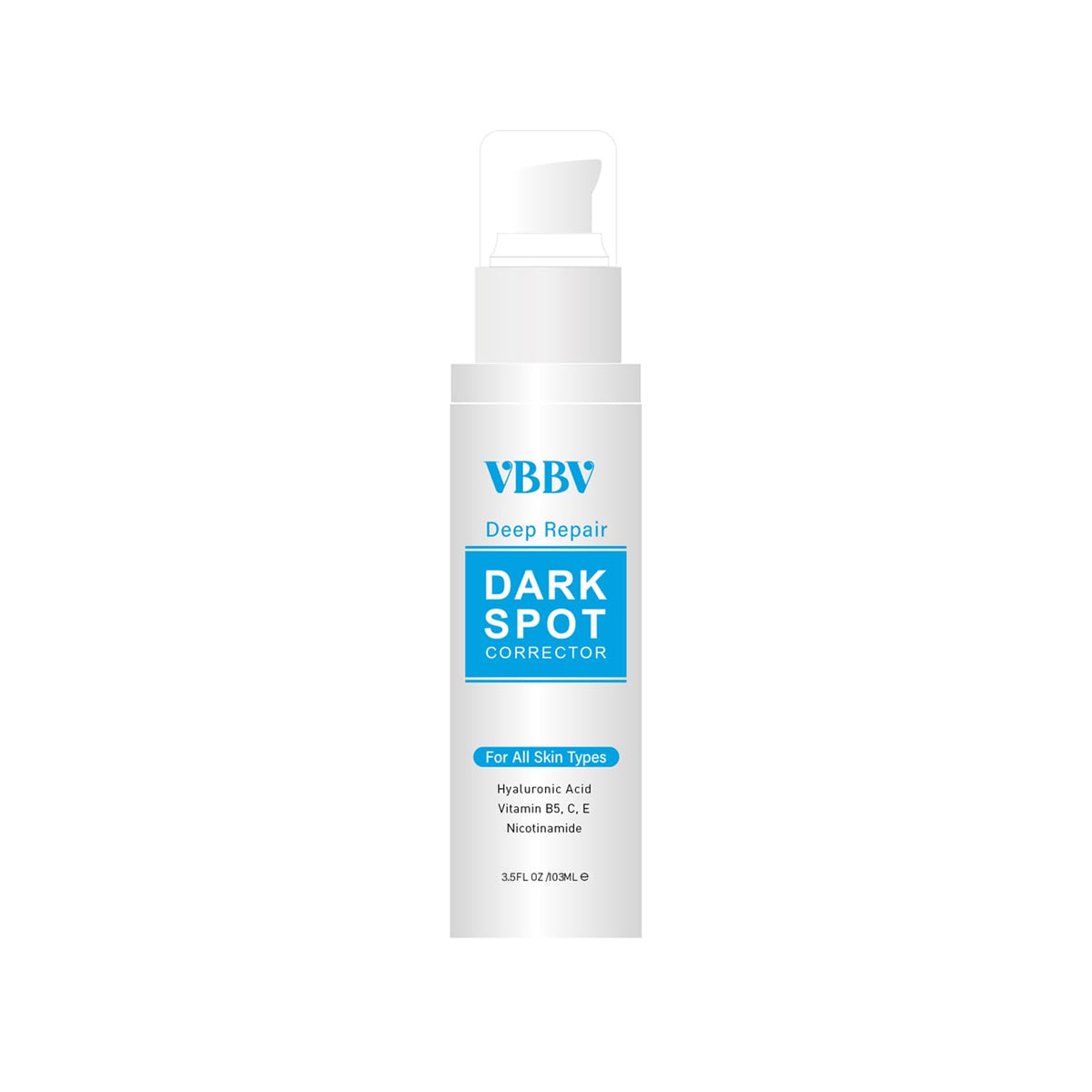 VBBV dark spot remover bottle for targeted spot correction in daily skincare