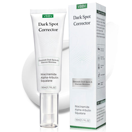 VBBV dark spot remover serum on the face for even skin tone