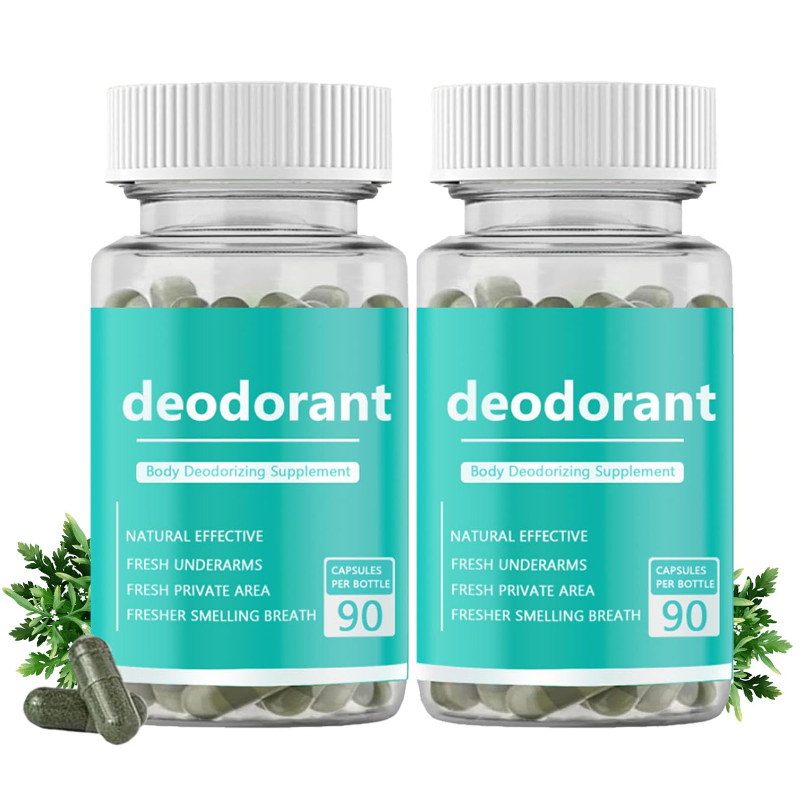 Vbolre body deodorizing supplement bottle front view promotes all-day freshness.