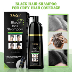 Vedora Instant Black Hair Shampoo gloves included for clean, even application