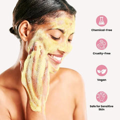 VEECENT silicone brush-ready cleanser image illustrating gentle circular application