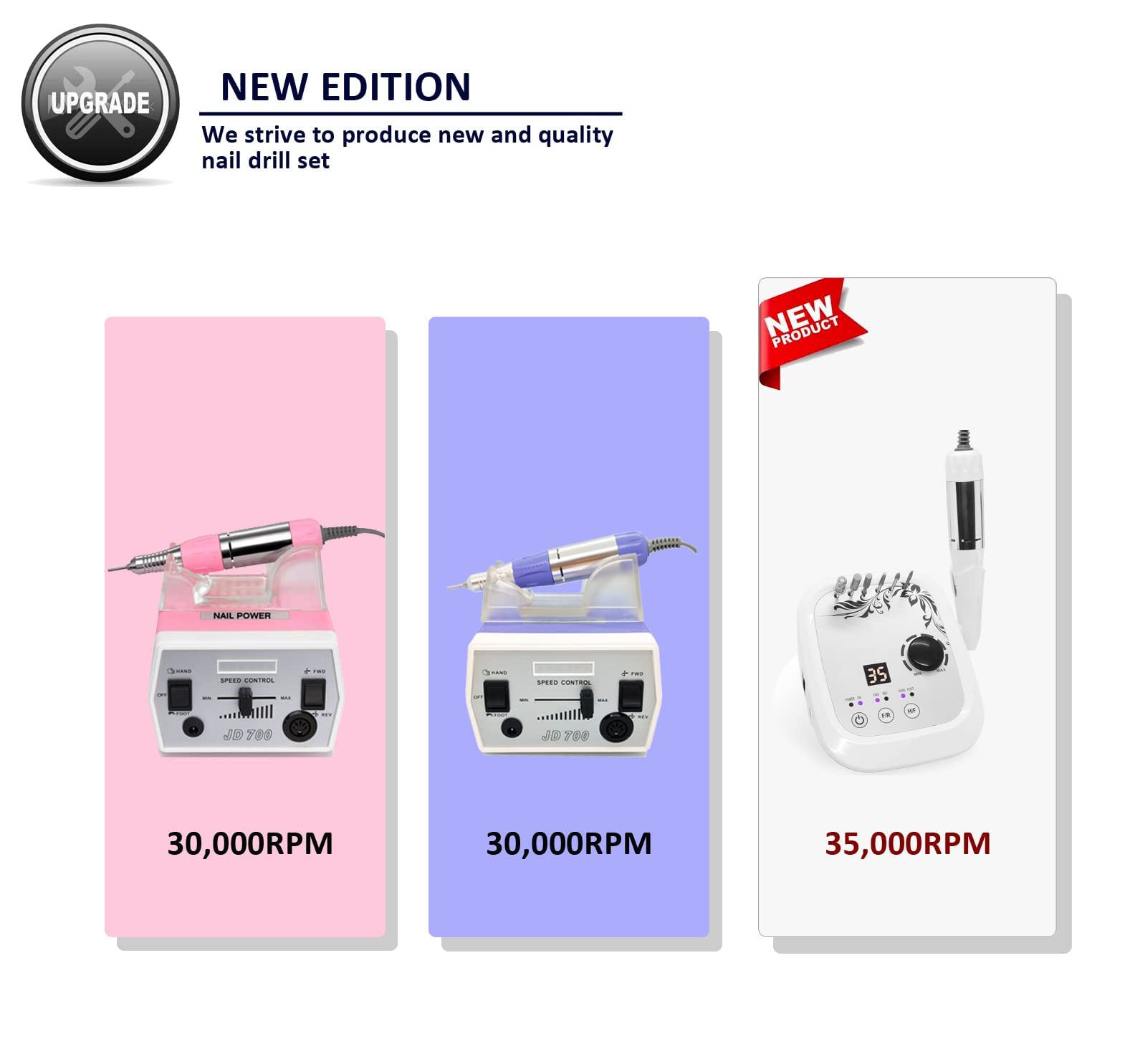 Véfaîî JD700 silicon stand keeps the handpiece stable during work.
