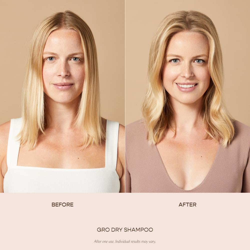 VEGAMOUR GRO dry shampoo root lift creates fuller-looking hair.