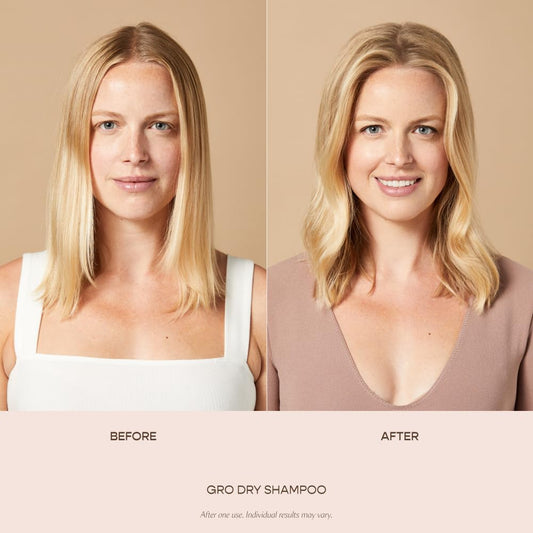 VEGAMOUR GRO dry shampoo root lift creates fuller-looking hair.