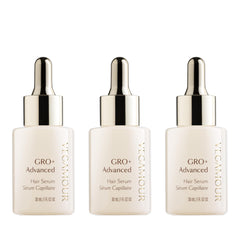 VEGAMOUR GRO+ Advanced Serum bottle shown for smooth scalp care.