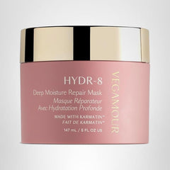 VEGAMOUR HYDR-8 packaging emphasizes clean vegan cruelty-free beauty