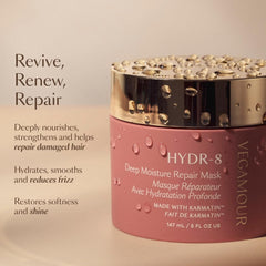 VEGAMOUR HYDR-8 creamy formula shown without silicones and sulfates