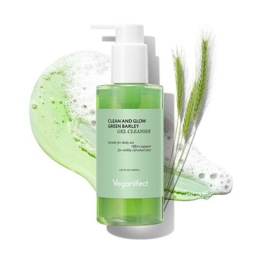 VEGANIFECT Hydrating Gel Face Wash bottle shown for daily cleansing and hydration.