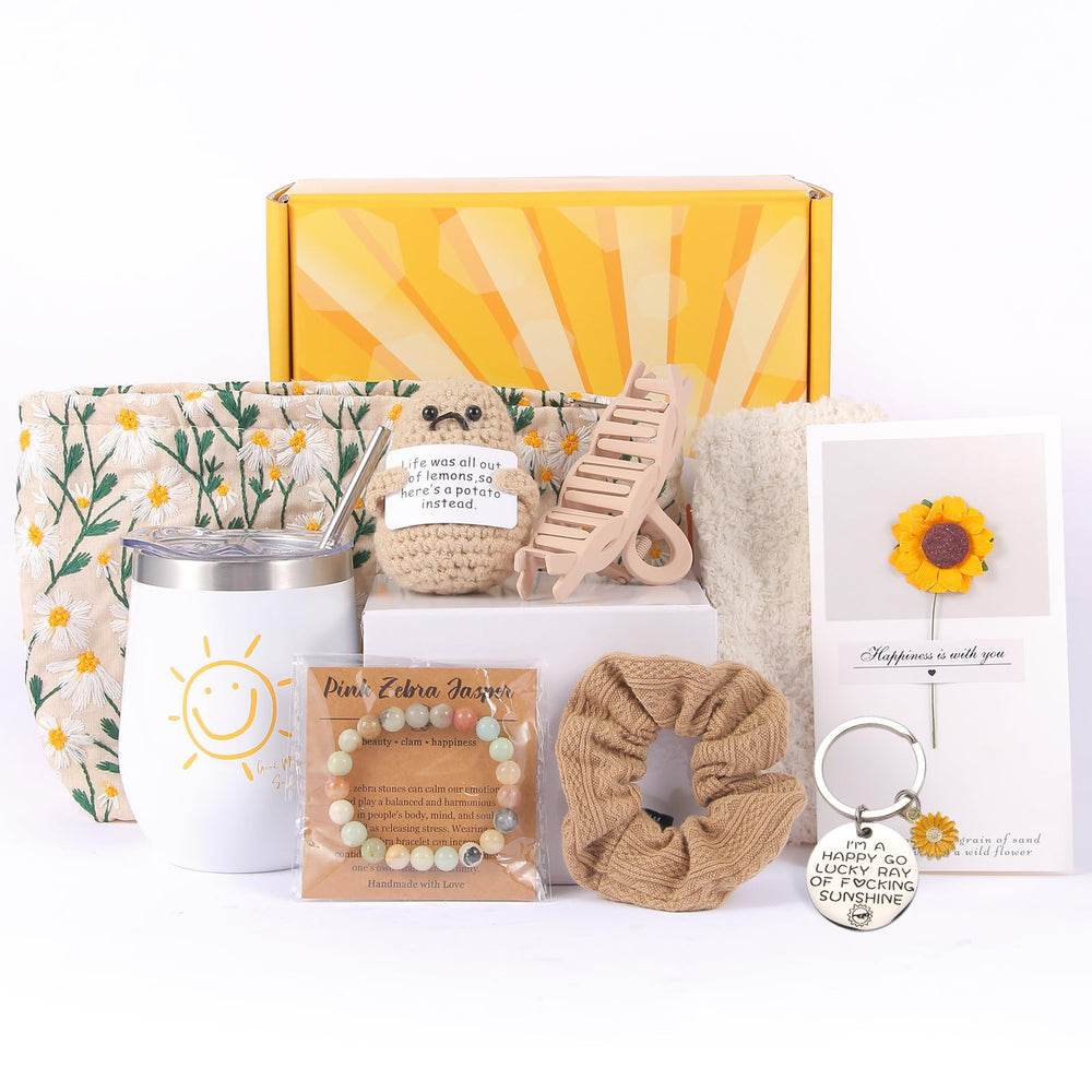 Vehodevia Sunshine Cheer Up Gift Box with sunny packaging for a mood-lifting moment