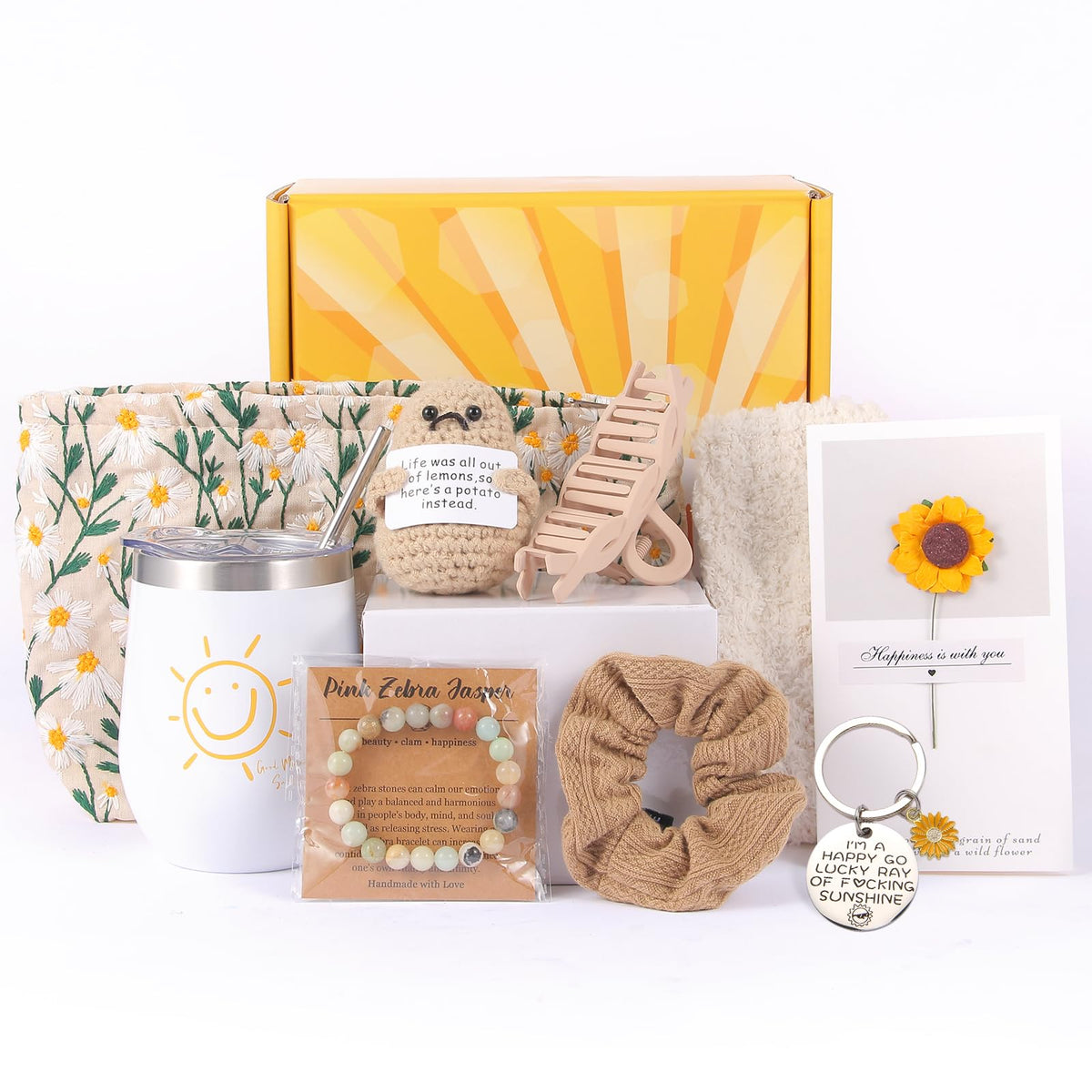Vehodevia Sunshine Cheer Up Gift Box with sunny packaging for a mood-lifting moment