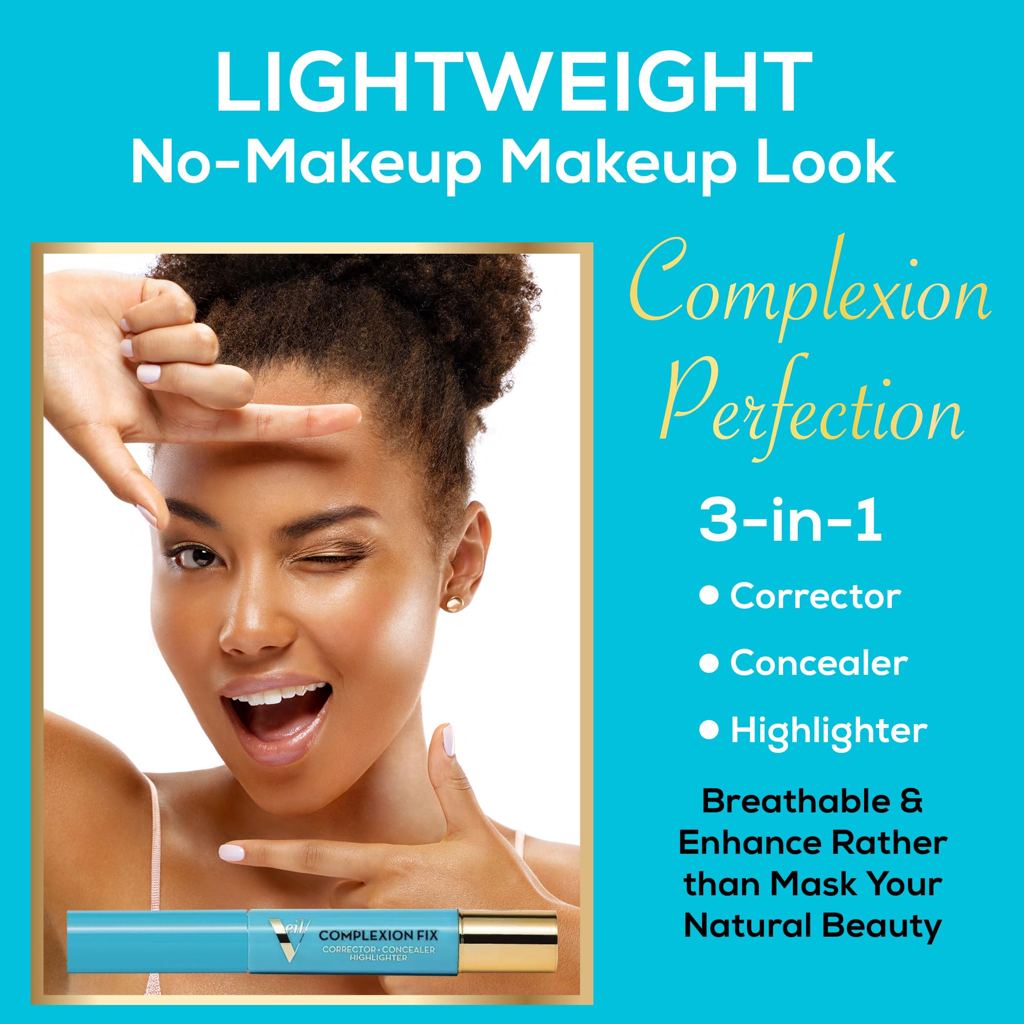 Veil Cosmetics Complexion Fix Concealer dermatologist-tested formula for sensitive skin