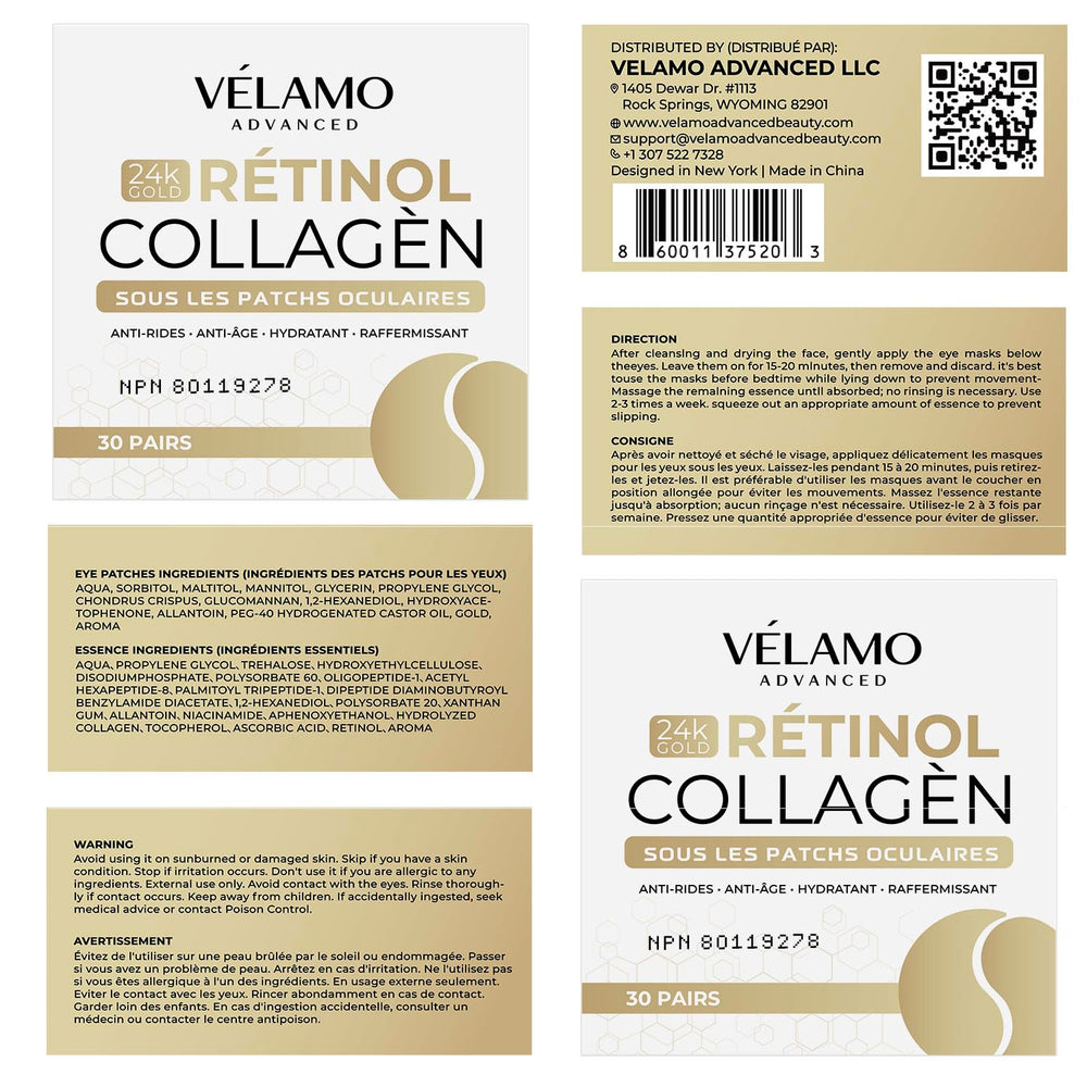 VELAMO ADVANCED 60-count box visual highlights value and convenience