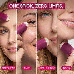 VELAMO ADVANCED Calcium Multi Balm Stick neck care supports firmness.