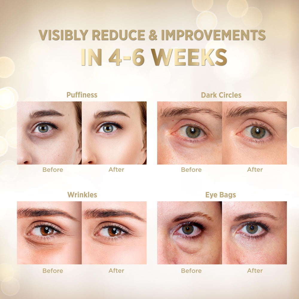 VELAMO ADVANCED retinol-collagen blend image showing active ingredients for eye-area rejuvenation
