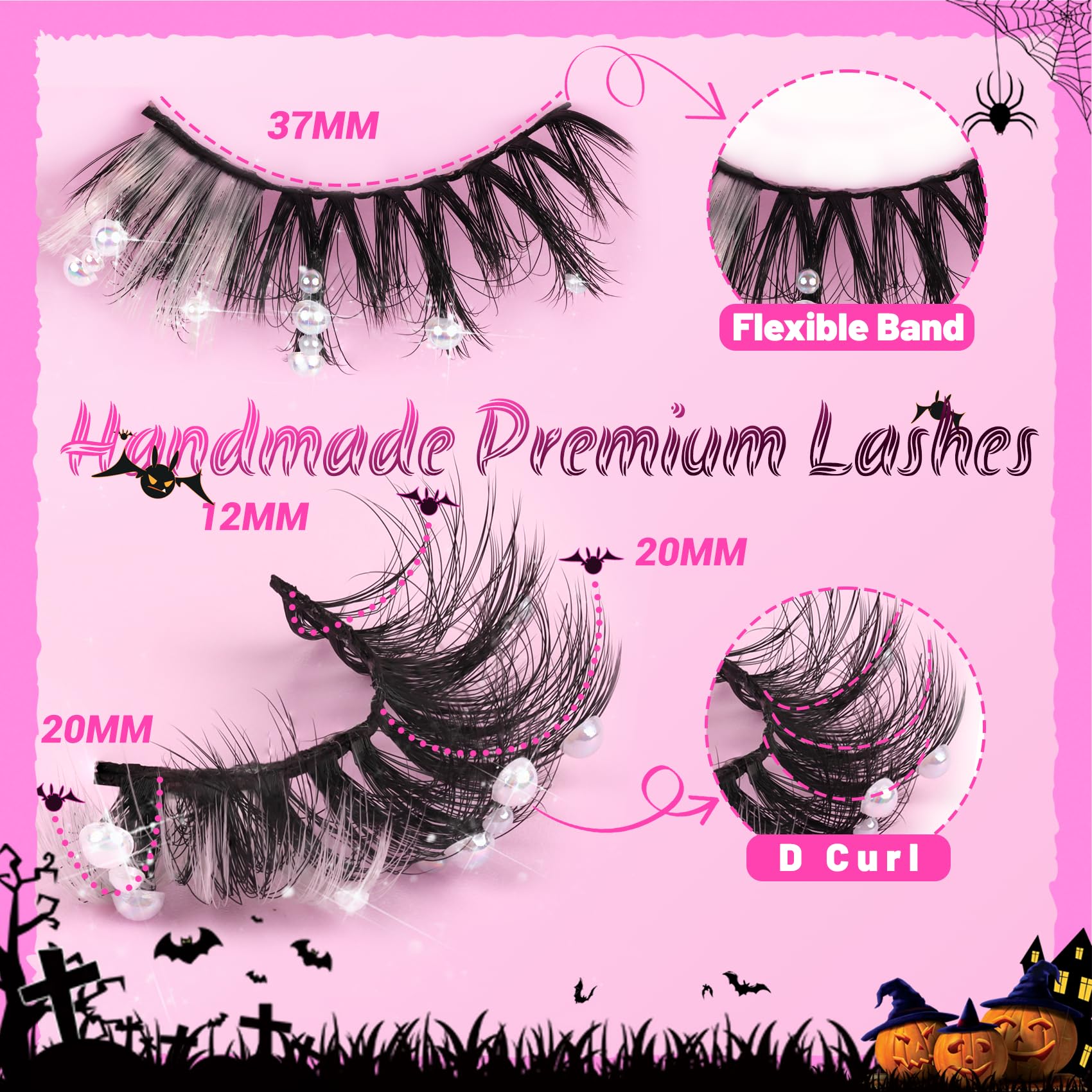Veleasha lash kit with adhesive and angled tweezers for easy application.