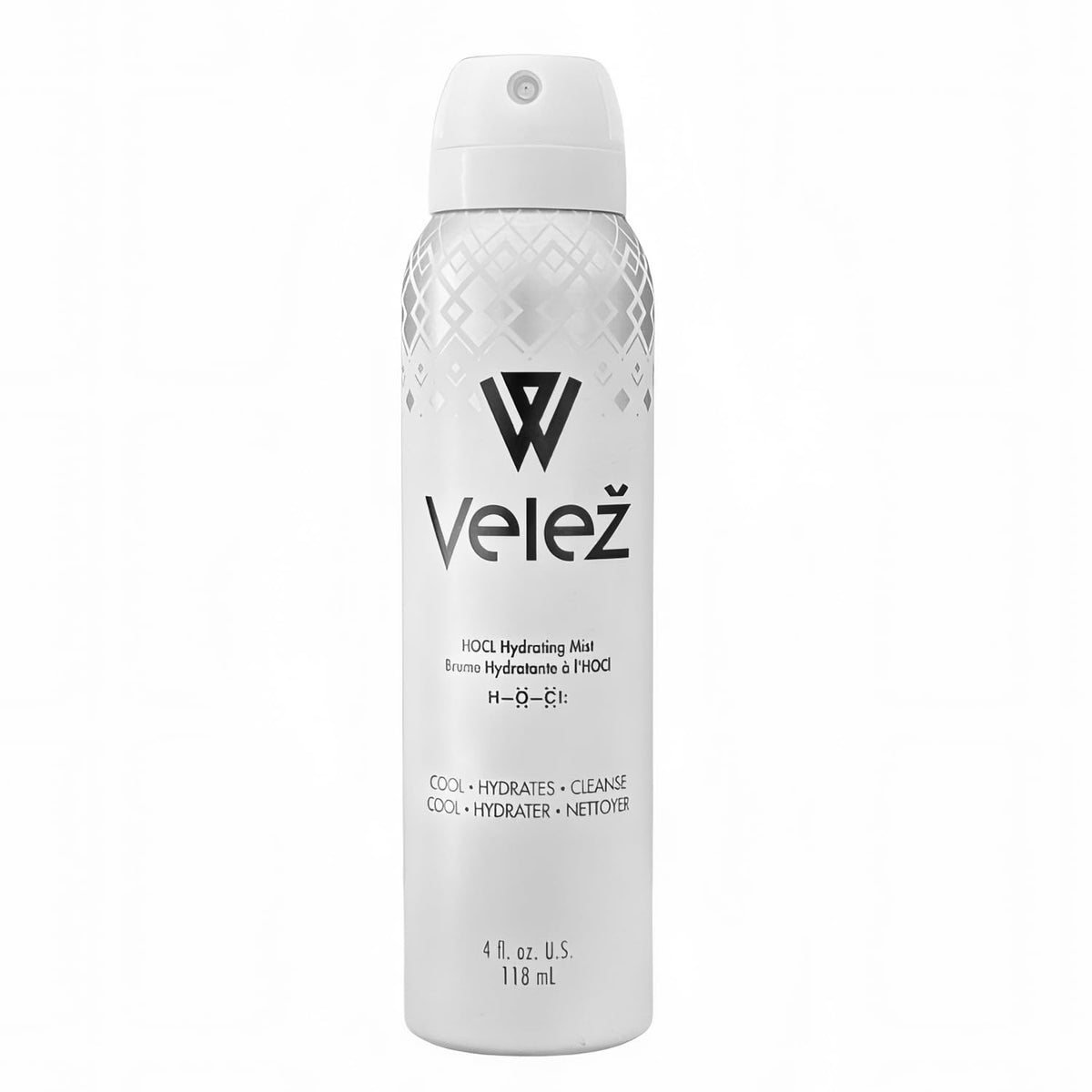 Velez HOCL Hydrating Face Mist bottle for daily refreshing and gentle cleansing.
