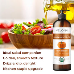 Cooking-use image suggests nutty aroma and heart-healthy flavor.