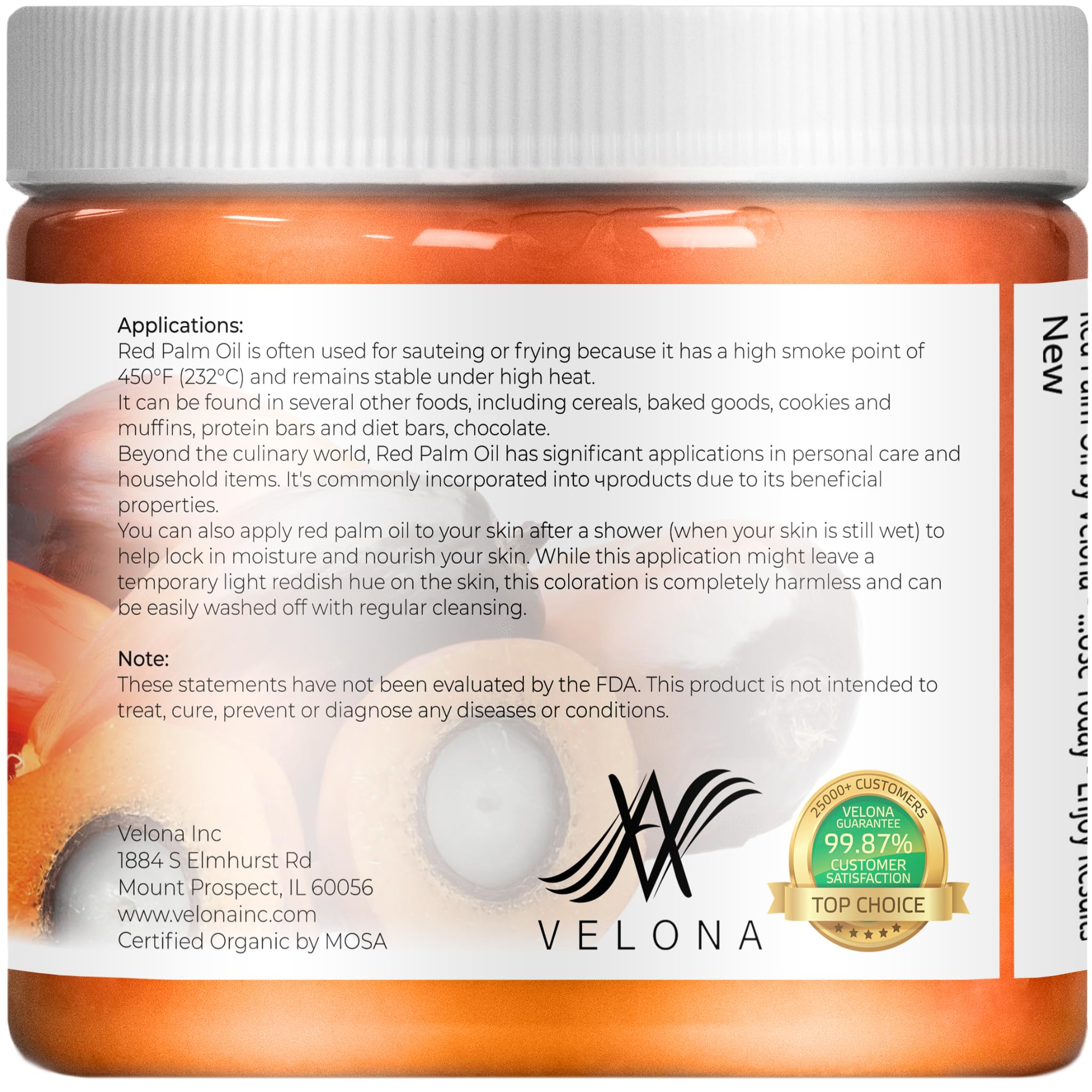 Velona skincare application image, rich red oil enhances skin softness and glow.