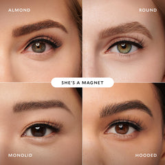Velour Lash & Go Magnetic Eyeliner can enhance magnetic hold (not included).
