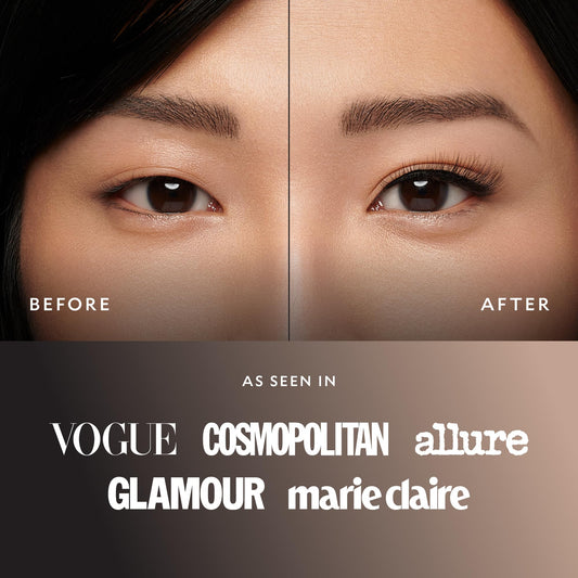 Velour magnetic eyelashes with wispy fibers for a natural look.