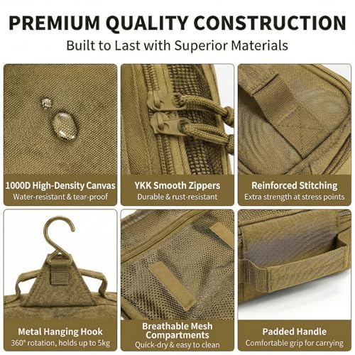 VELVEBAG durable canvas bag stands upright for easy access on the go