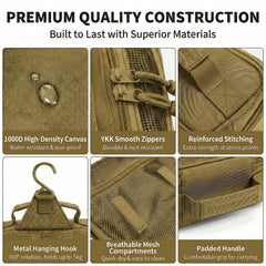 VELVEBAG durable water-resistant lining protects contents during showers and travel