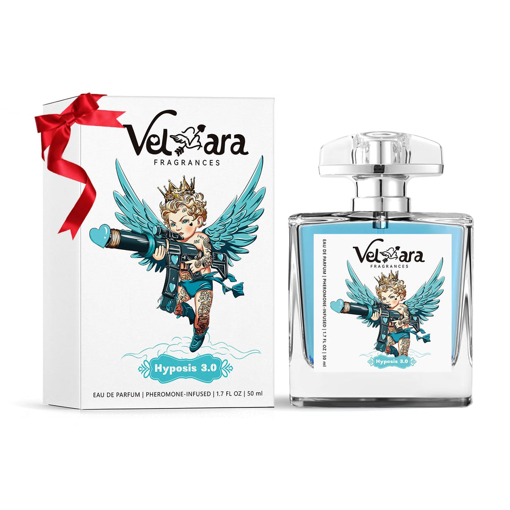 VELVARA Hypnosis 2.0 bottle front view with sleek, confident daily look