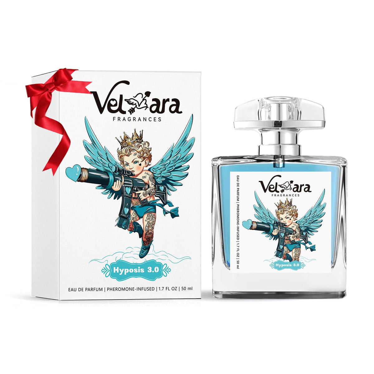 VELVARA Hypnosis 2.0 bottle front view with sleek, confident daily look