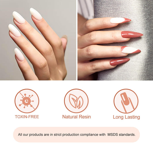 VENALISA Builder Nail Gel swirls show milky consistency for smooth application.