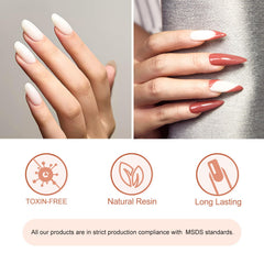 VENALISA Builder Nail Gel swirls show milky consistency for smooth application.